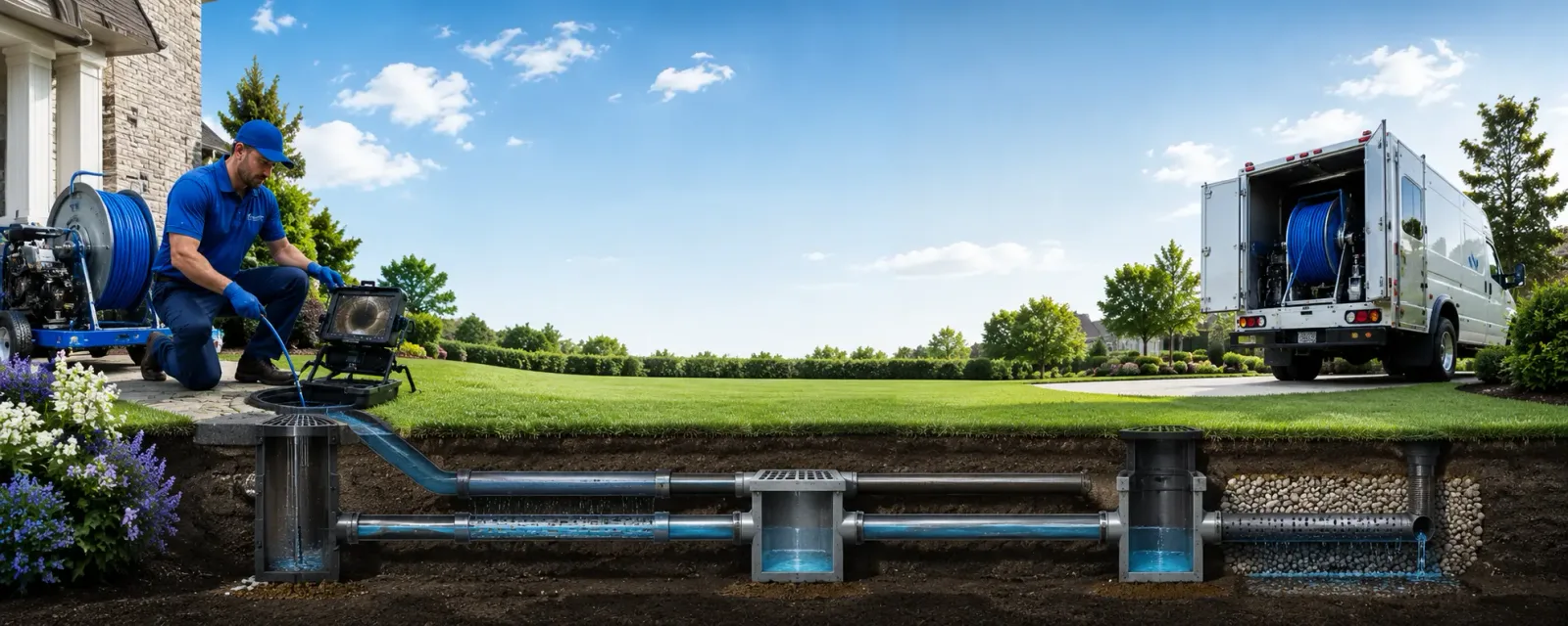 Outdoor drain cleaning information for Linesville, PA